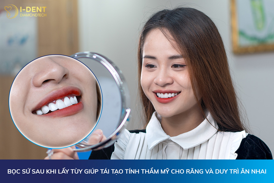 có nên bọc sứ sau khi lấy tủy