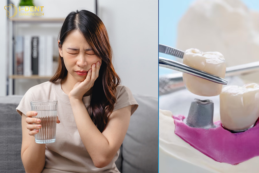 biến chứng của bọc răng sứ